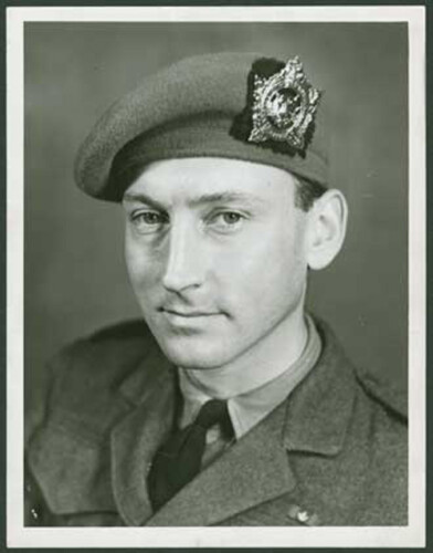 Portrait of a man from Canadian Army