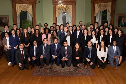 Students from the Master of Management in Finance at Desautels Capital Management Networking Reception